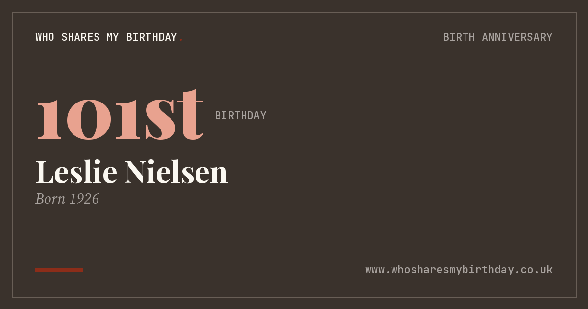 Leslie Nielsen