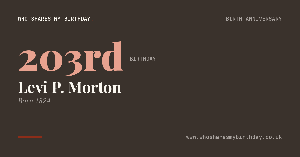 Levi P. Morton