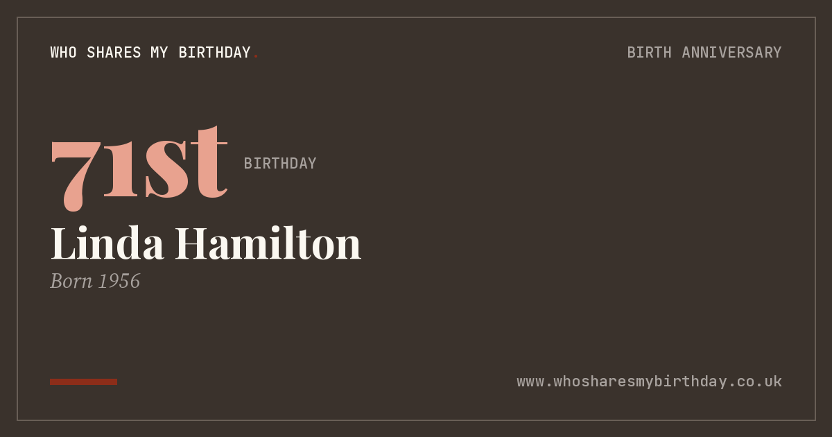 Linda Hamilton