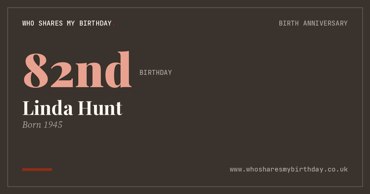 Linda Hunt