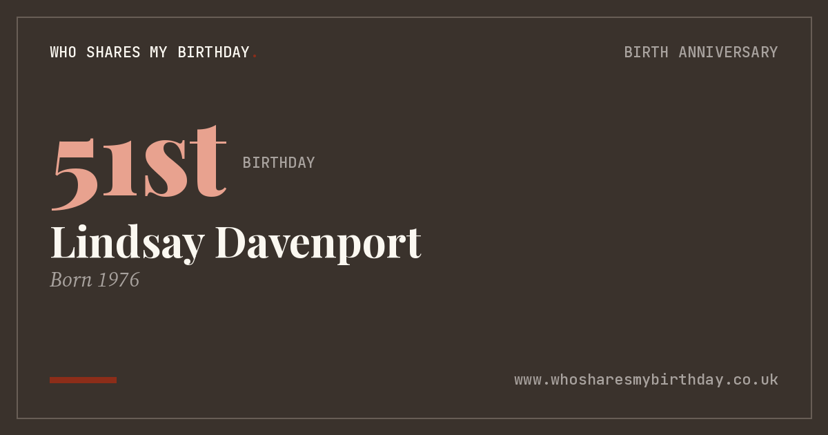 Lindsay Davenport