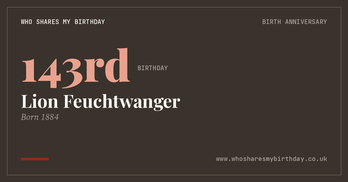 Lion Feuchtwanger