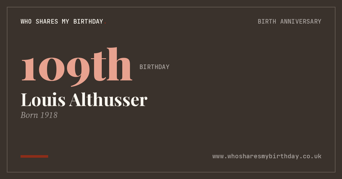 Louis Althusser