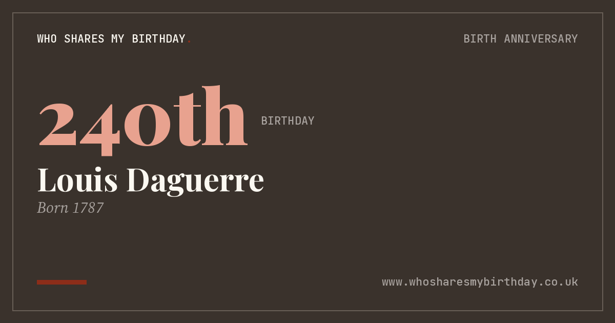 Louis Daguerre