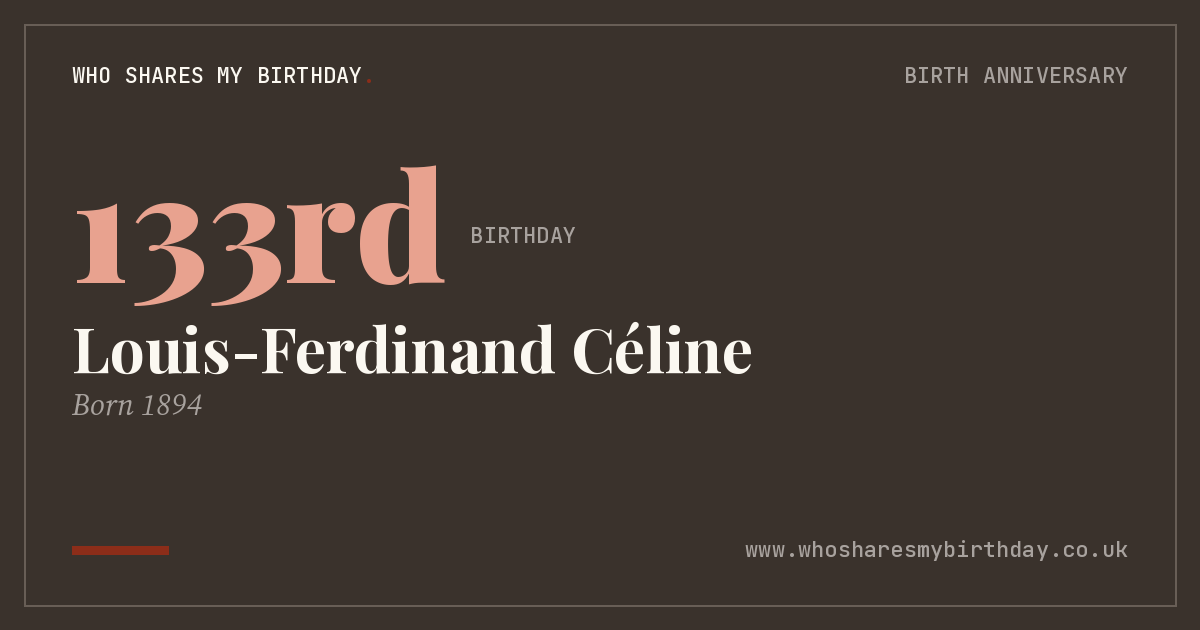 Louis-Ferdinand Céline