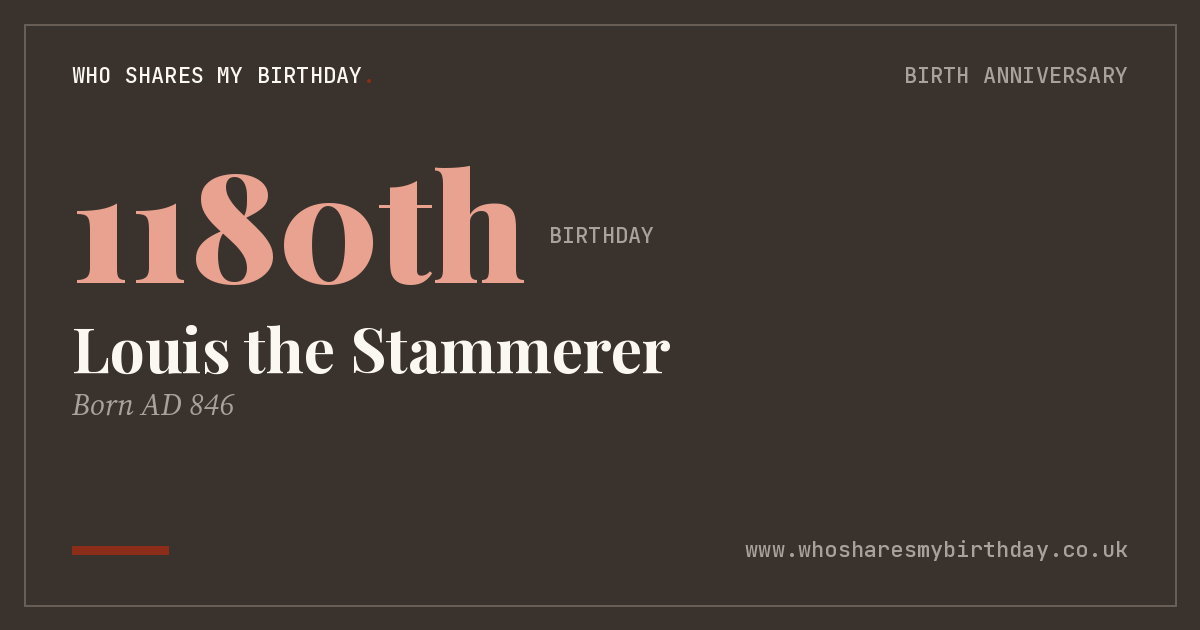 Louis the Stammerer
