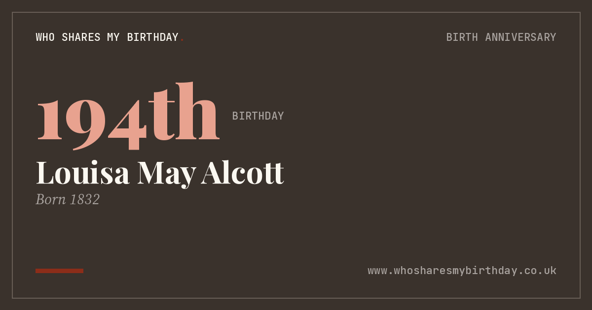 Louisa May Alcott