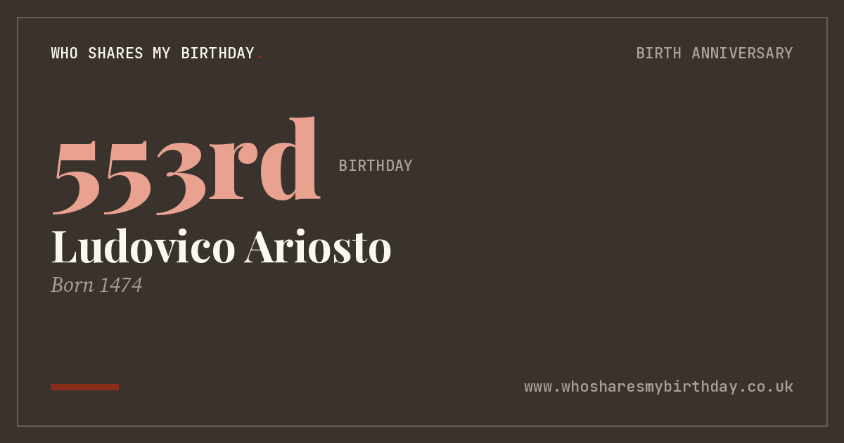 Ludovico Ariosto