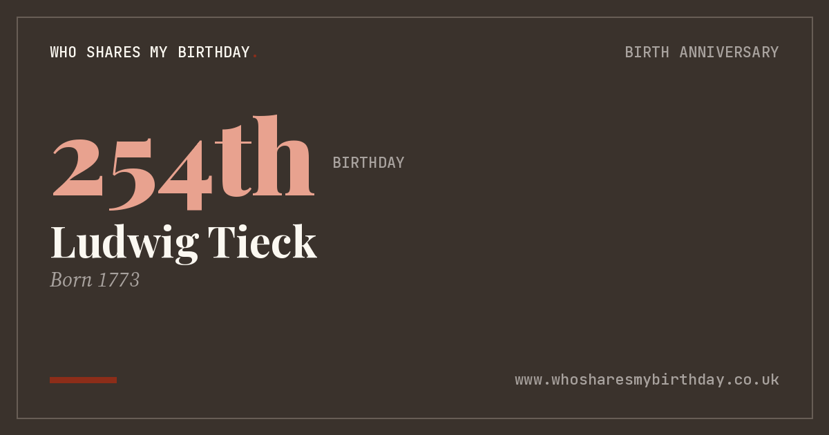 Ludwig Tieck