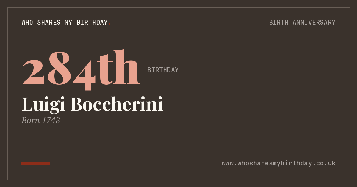 Luigi Boccherini