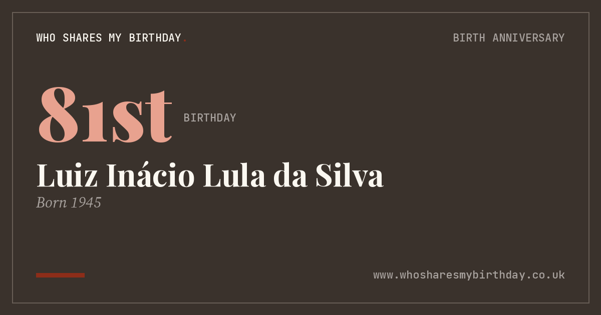 Luiz Inácio Lula da Silva