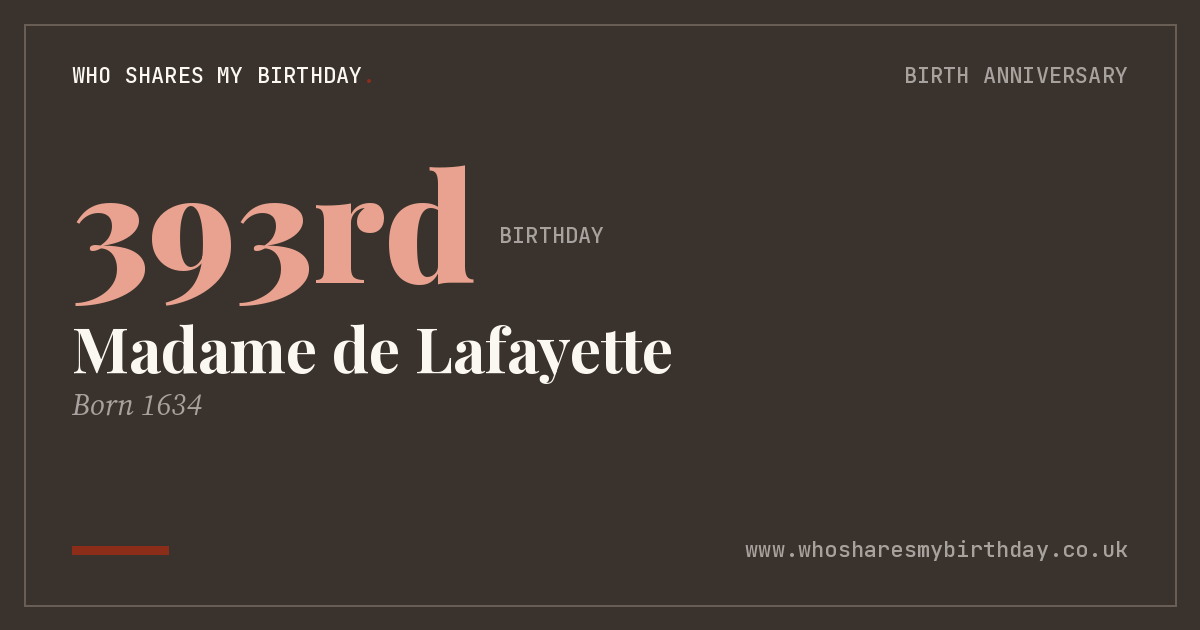 Madame de Lafayette