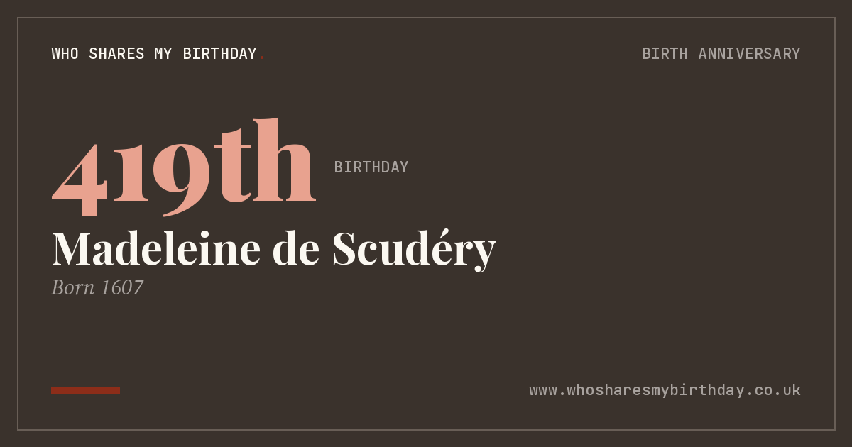 Madeleine de Scudéry