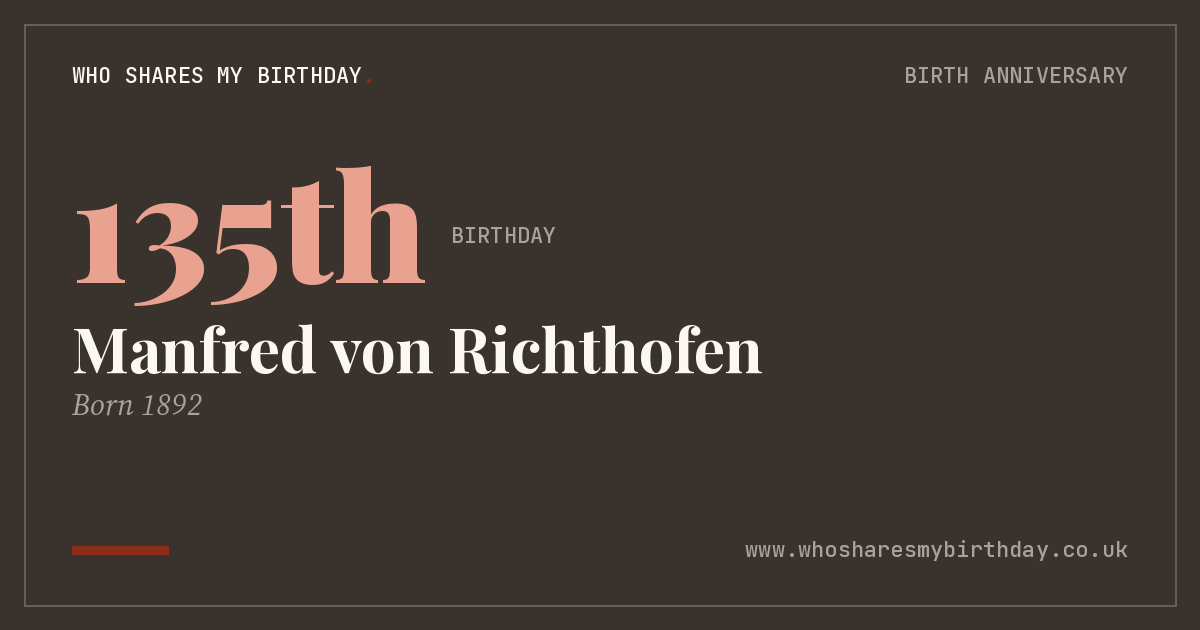 Manfred von Richthofen