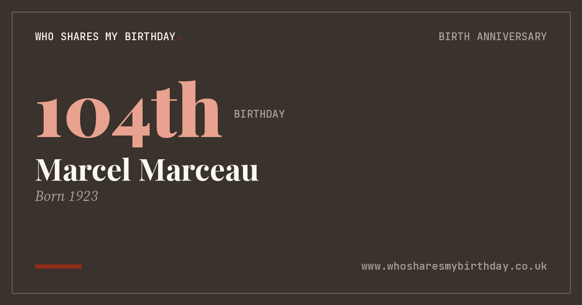Marcel Marceau