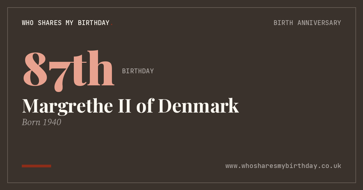Margrethe II of Denmark