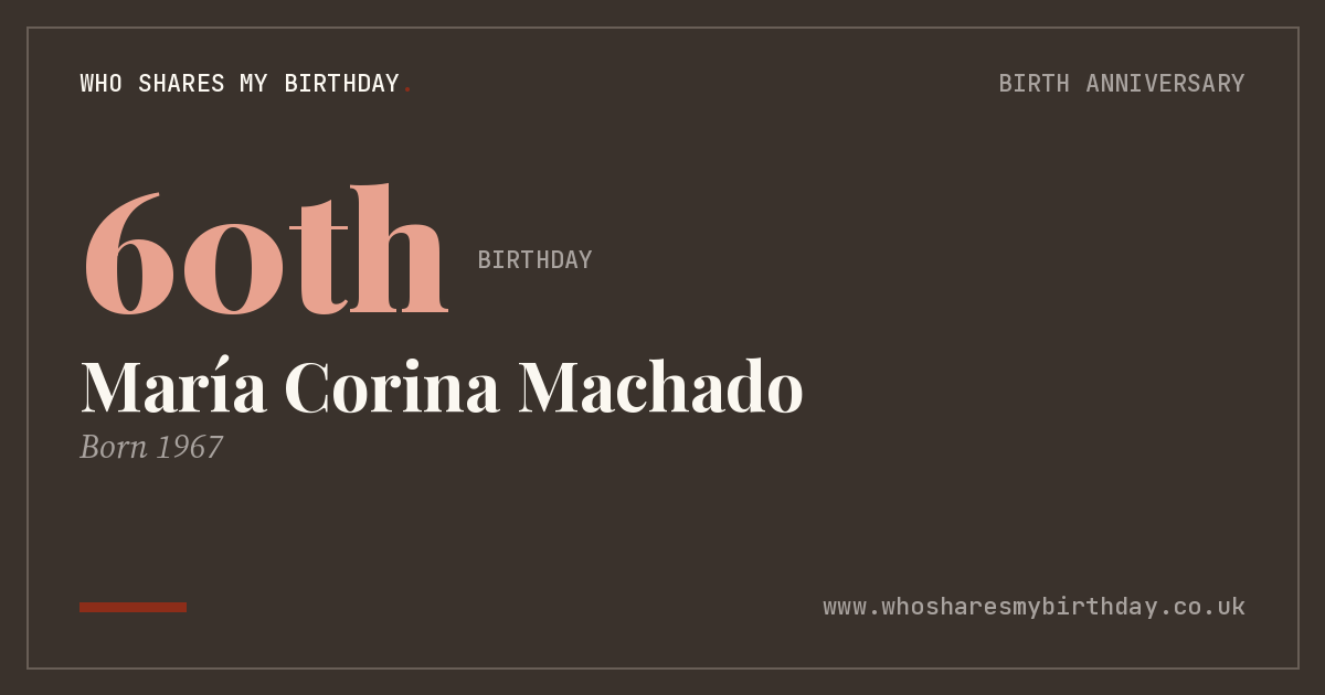 María Corina Machado