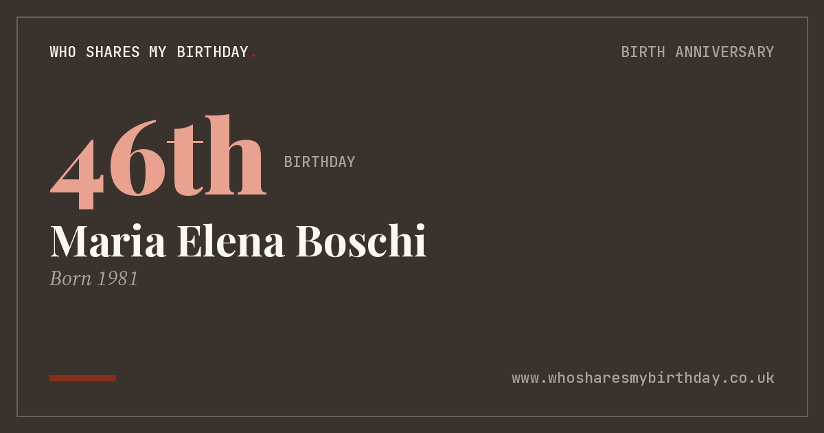 Maria Elena Boschi