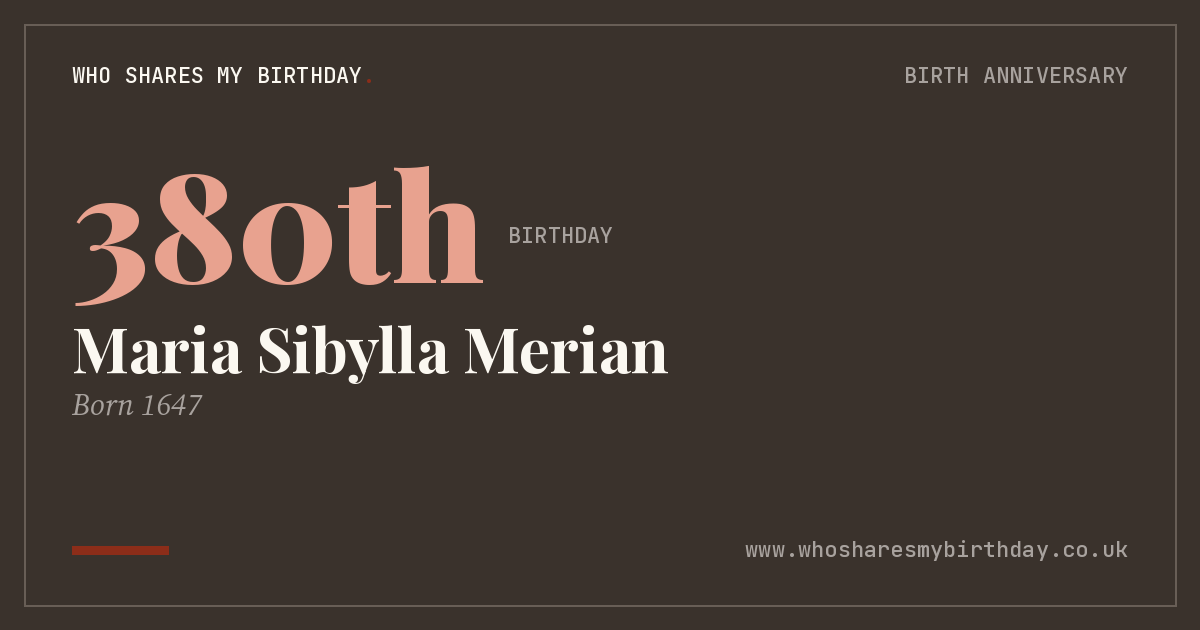Maria Sibylla Merian
