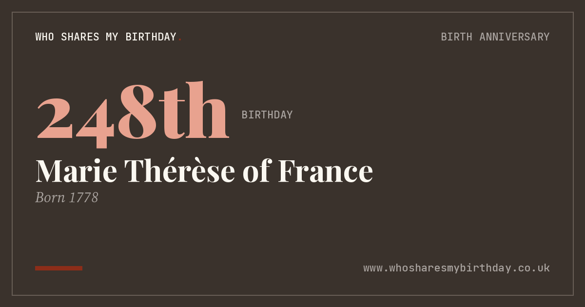 Marie Thérèse of France