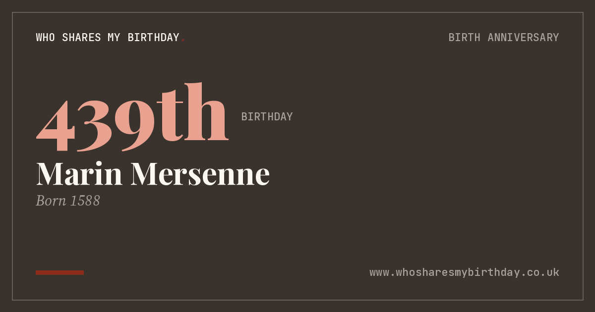 Marin Mersenne