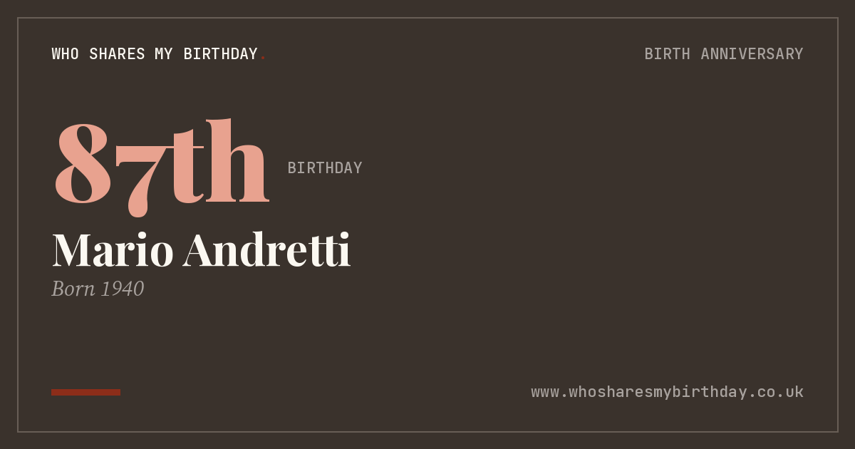 Mario Andretti
