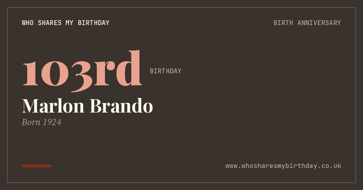 Marlon Brando