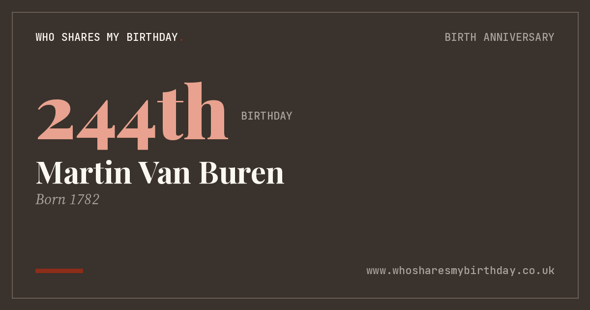 Martin Van Buren