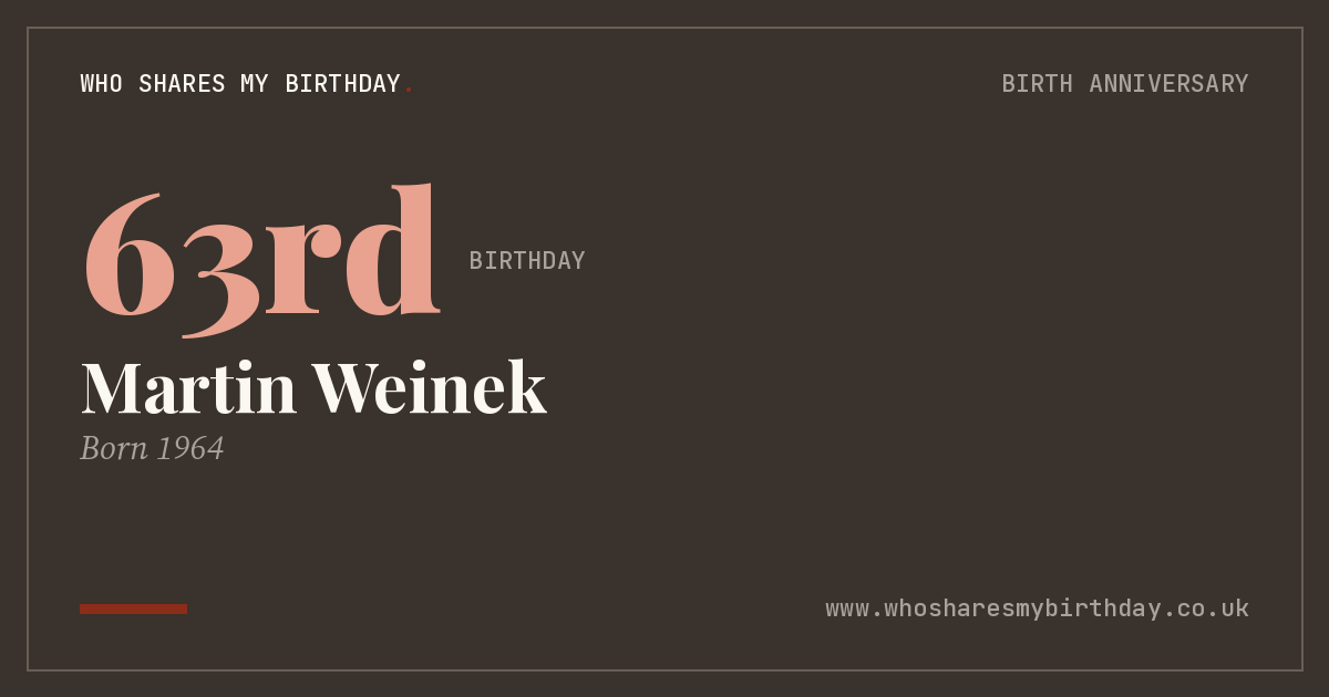 Martin Weinek