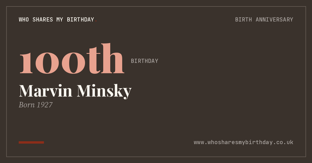 Marvin Minsky