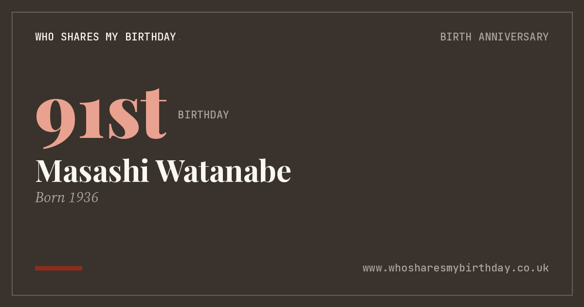 Masashi Watanabe
