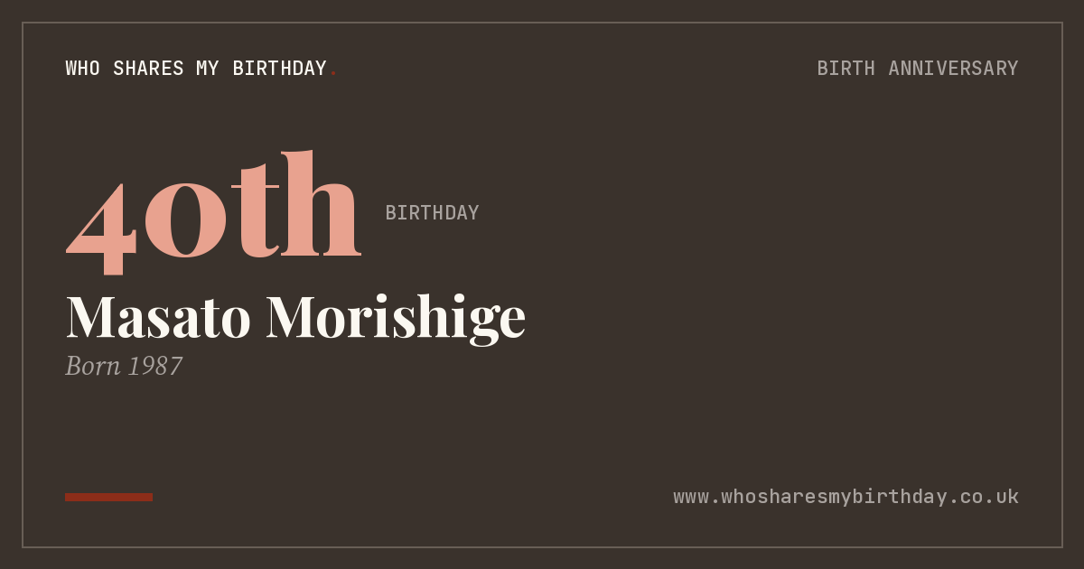 Masato Morishige