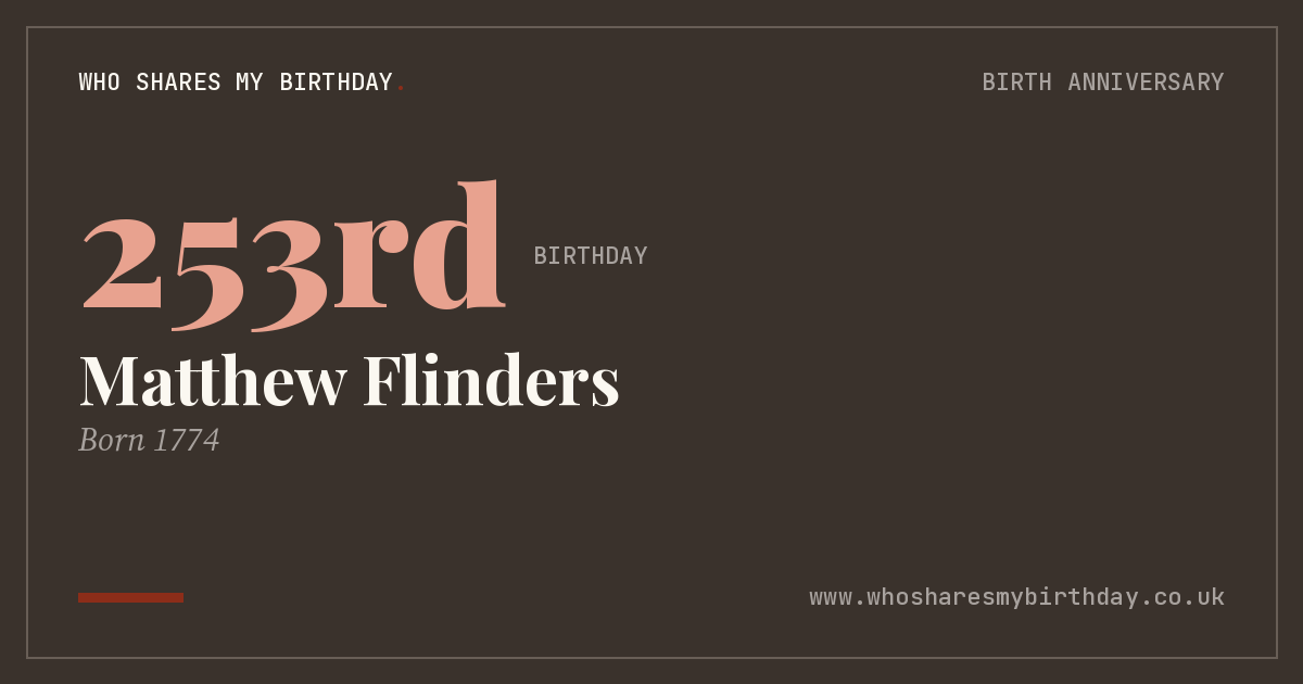 Matthew Flinders