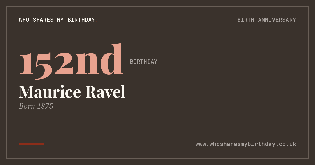 Maurice Ravel