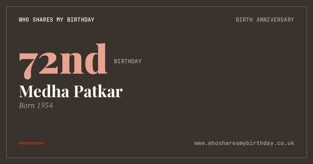 Medha Patkar