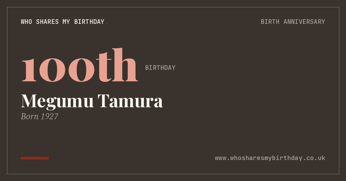 Megumu Tamura