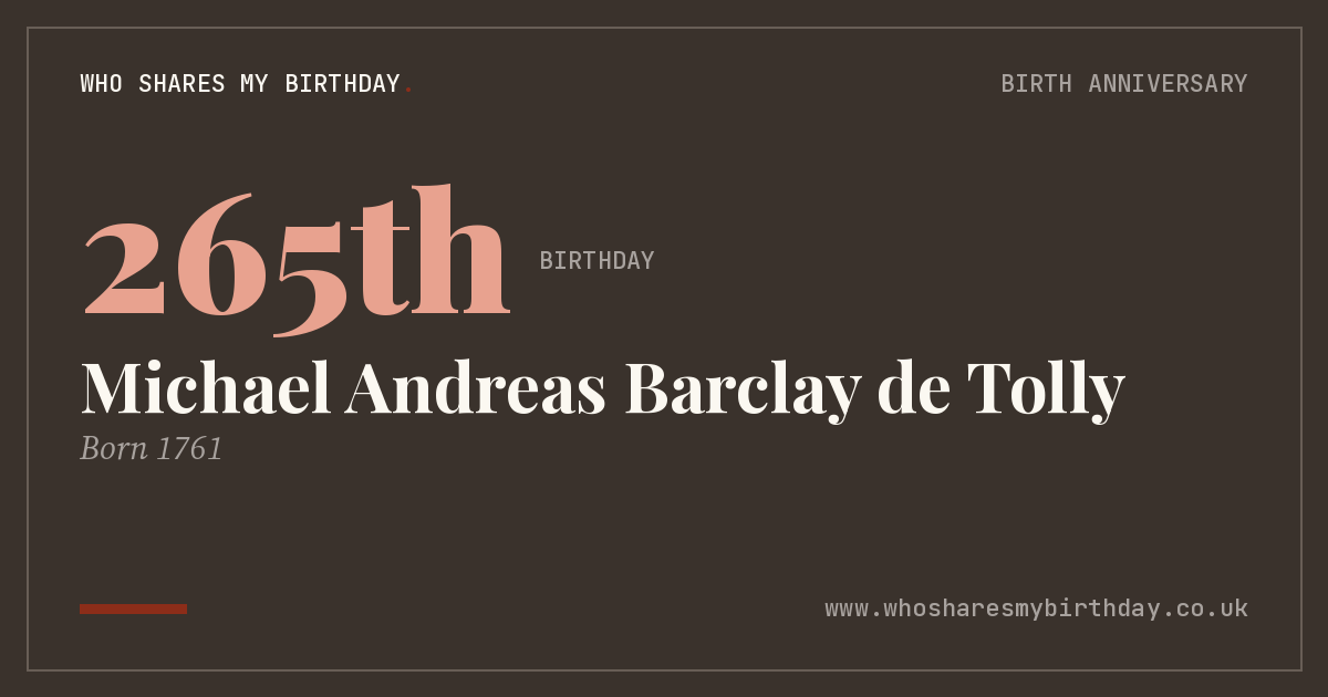 Michael Andreas Barclay de Tolly