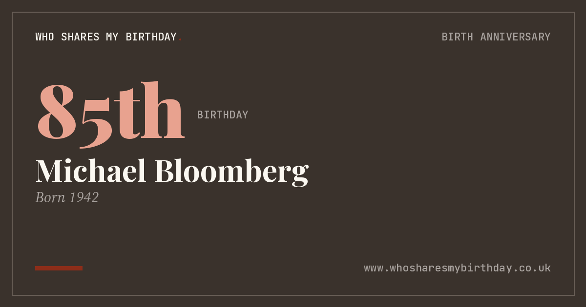 Michael Bloomberg