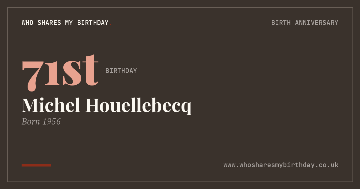 Michel Houellebecq