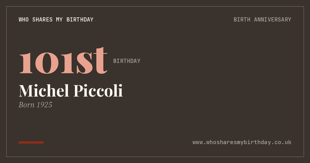 Michel Piccoli