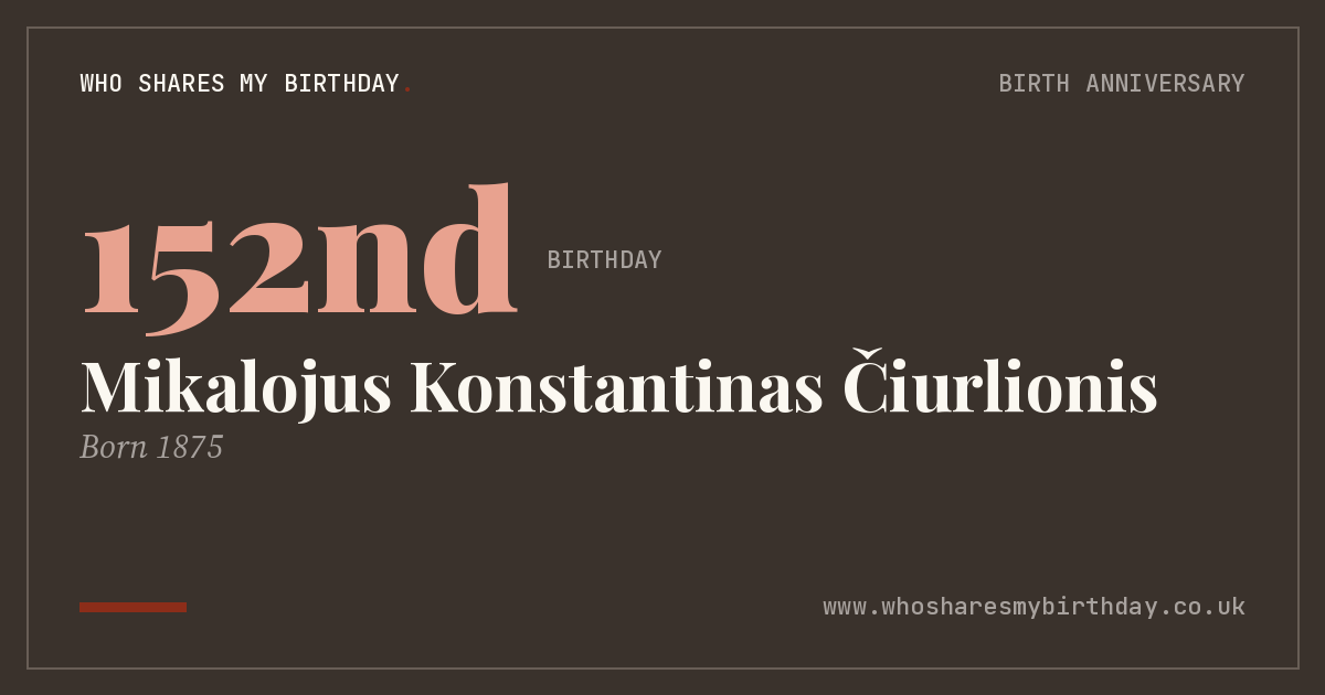 Mikalojus Konstantinas Čiurlionis