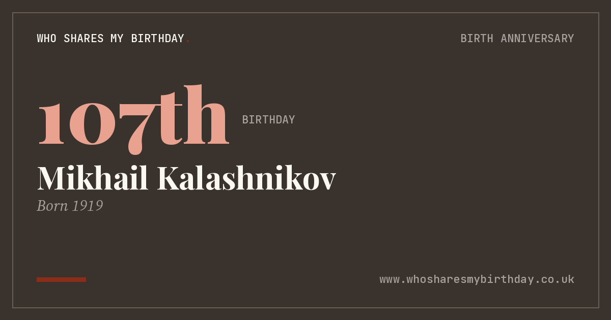 Mikhail Kalashnikov