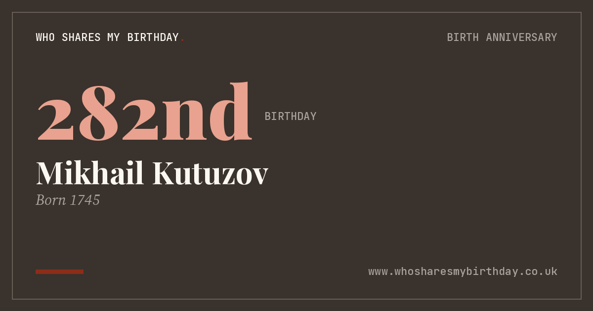 Mikhail Kutuzov