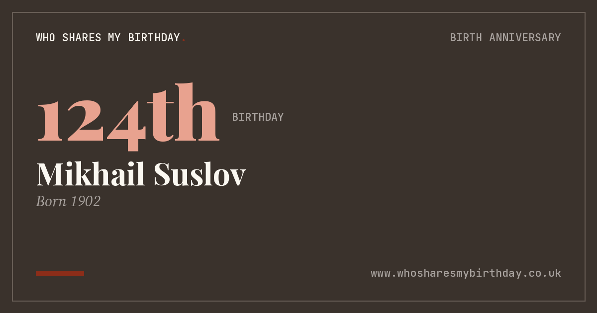 Mikhail Suslov
