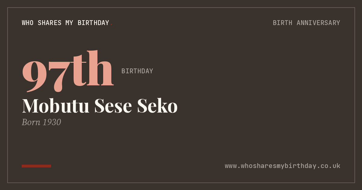 Mobutu Sese Seko