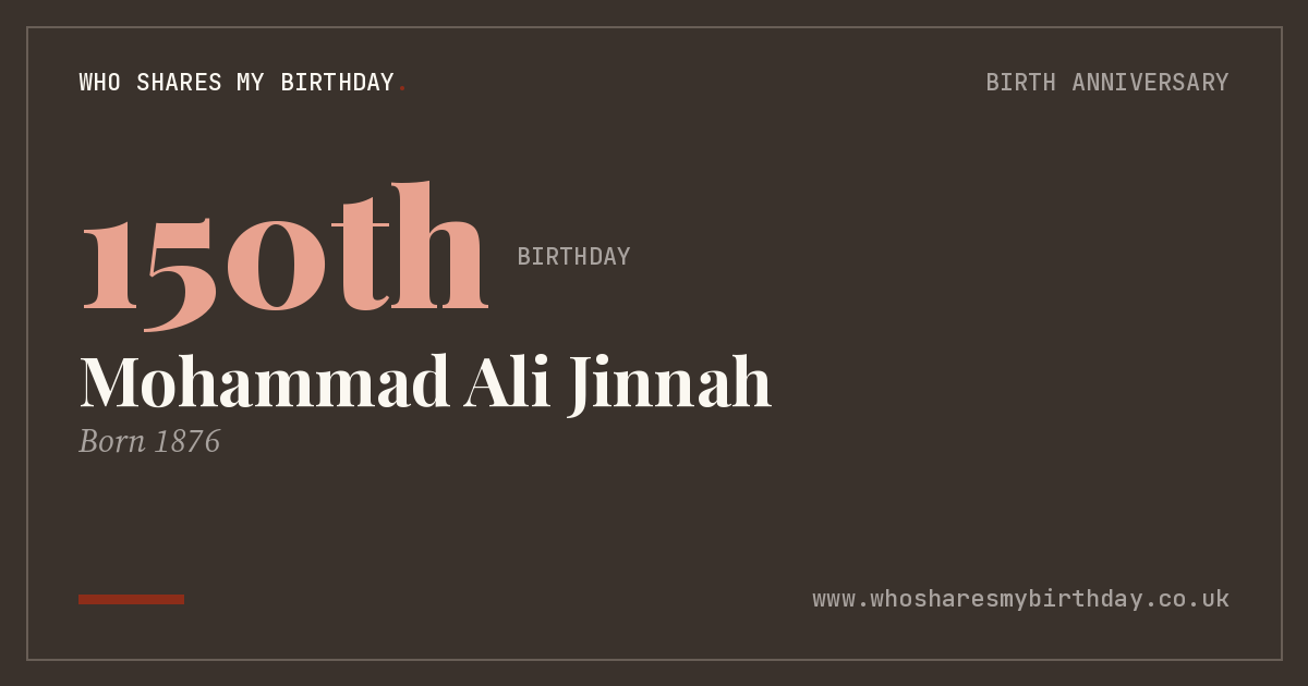 Mohammad Ali Jinnah