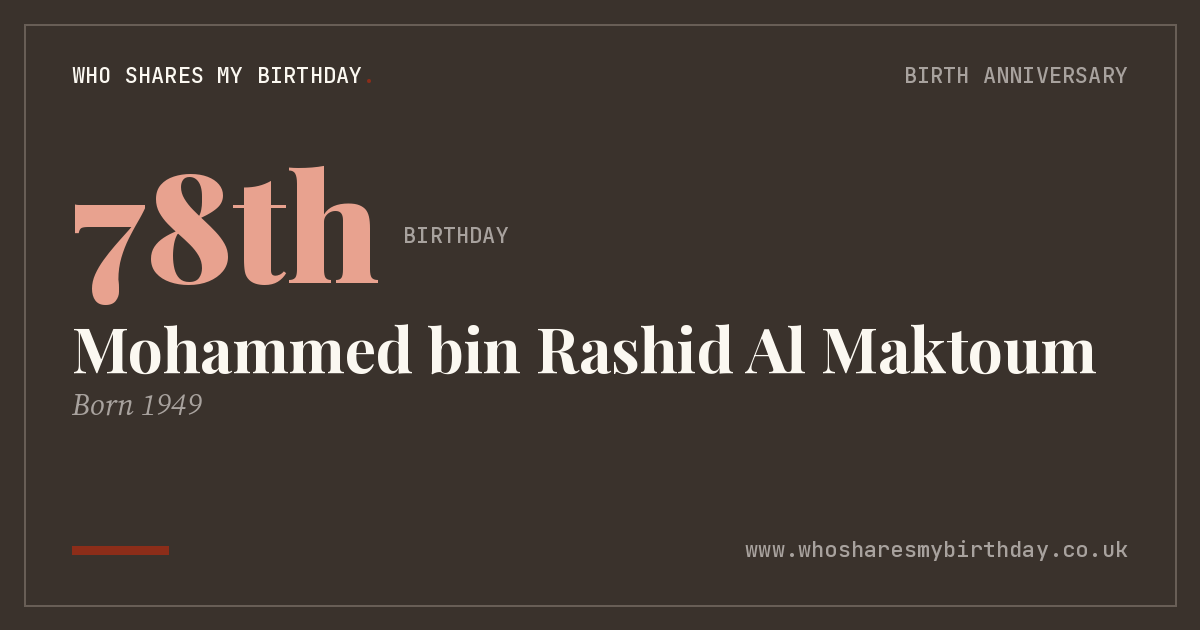 Mohammed bin Rashid Al Maktoum