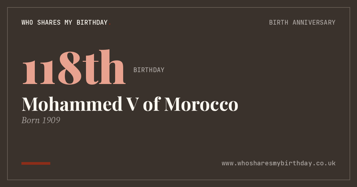 Mohammed V of Morocco