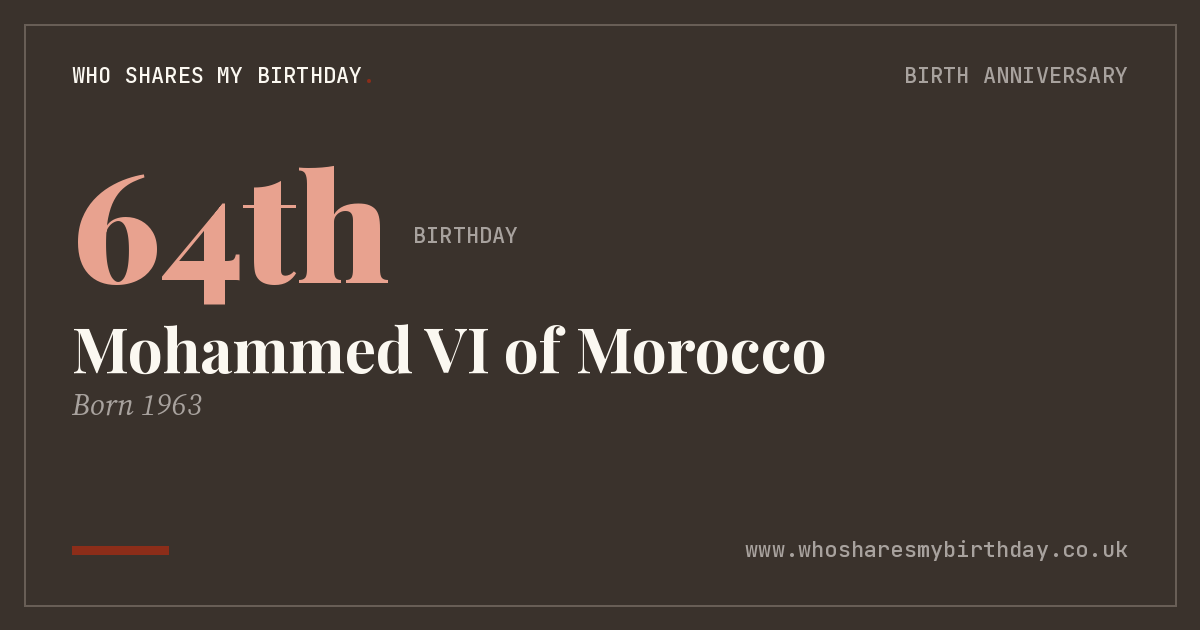 Mohammed VI of Morocco
