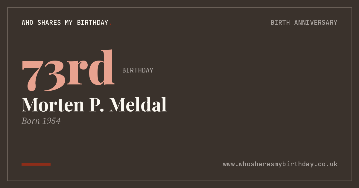 Morten P. Meldal